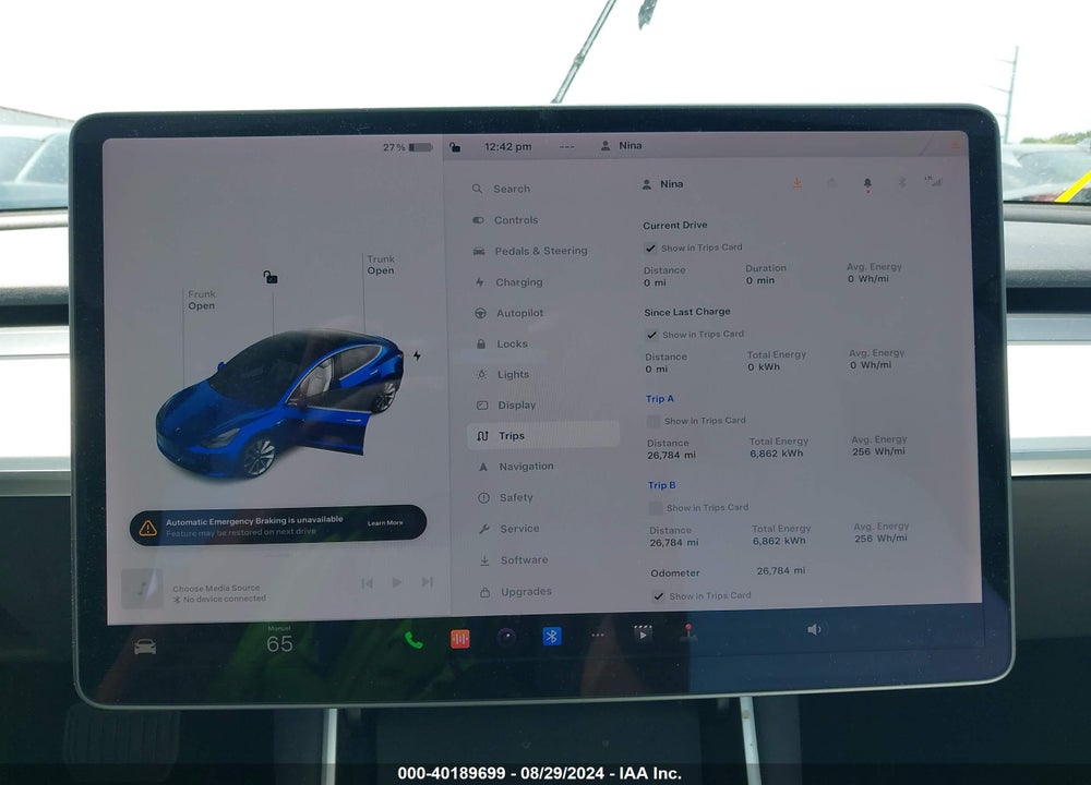 2020 TESLA MODEL 3 STANDARD RANGE PLUS REAR-WHEEL DRIVE/STANDARD RANGE REAR-WHEEL DRIVE VIN: 5YJ3E1EA5LF797938