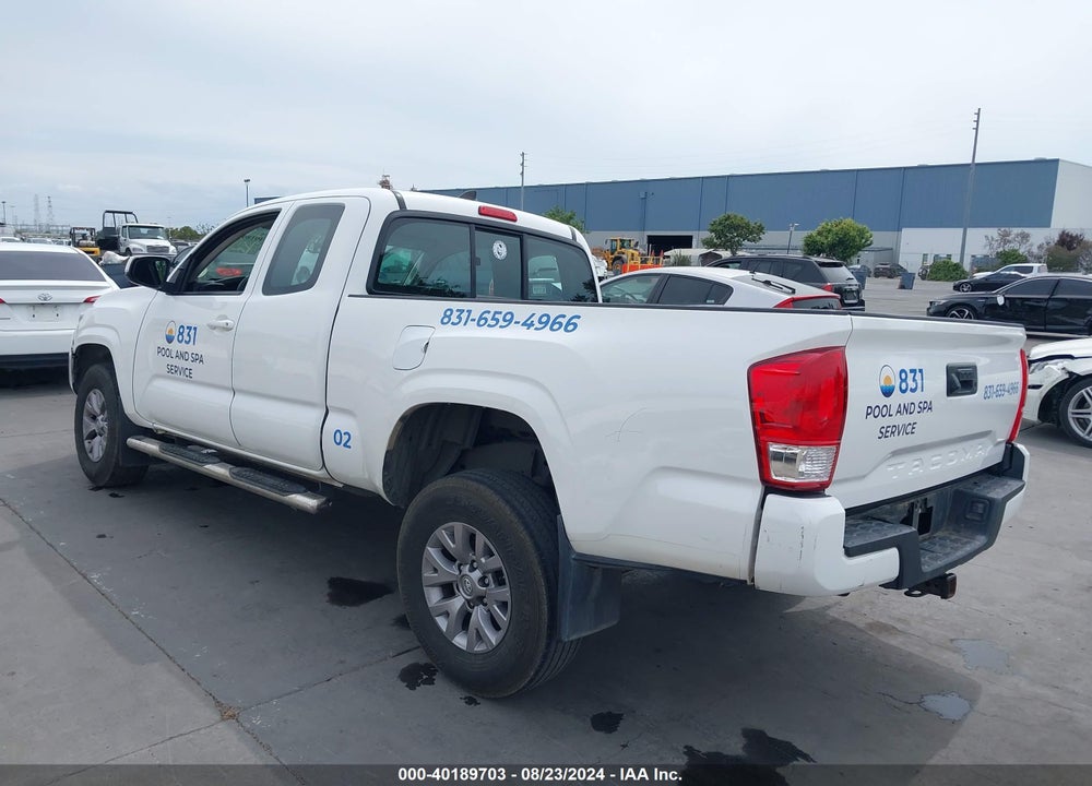 2016 TOYOTA TACOMA SR VIN: 5TFRX5GN8GX059543