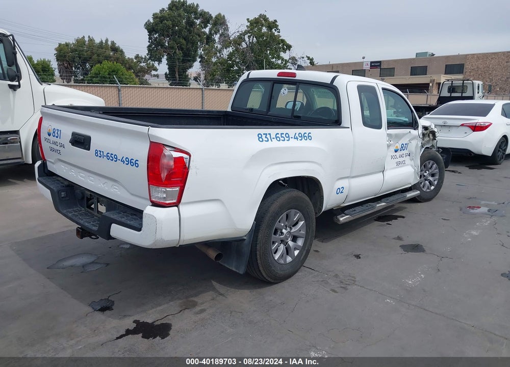 2016 TOYOTA TACOMA SR VIN: 5TFRX5GN8GX059543