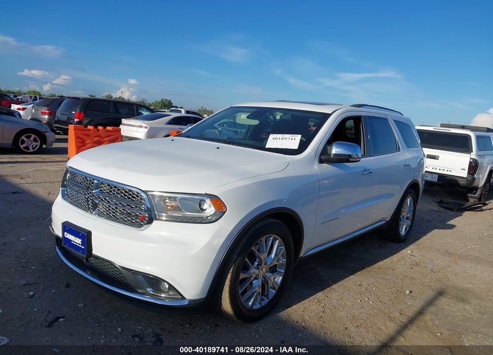 2014 DODGE DURANGO CITADEL VIN: 1C4RDHEG7EC592096
