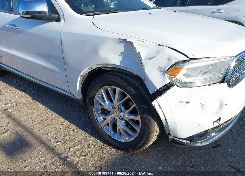 2014 DODGE DURANGO CITADEL VIN: 1C4RDHEG7EC592096