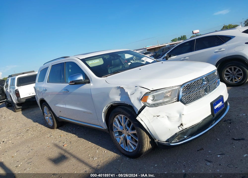 2014 DODGE DURANGO CITADEL VIN: 1C4RDHEG7EC592096