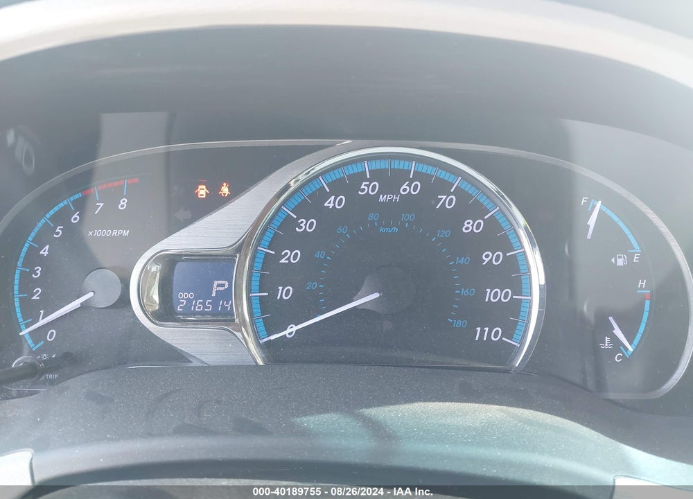 2012 TOYOTA SIENNA XLE 7 PASSENGER VIN: 5TDDK3DC3CS048319