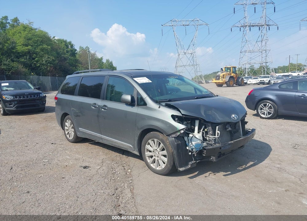 2012 TOYOTA SIENNA XLE 7 PASSENGER VIN: 5TDDK3DC3CS048319