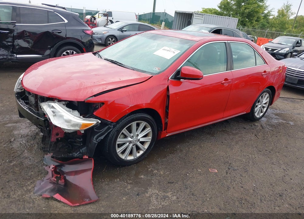 2012 TOYOTA CAMRY XLE VIN: 4T4BF1FK4CR177848