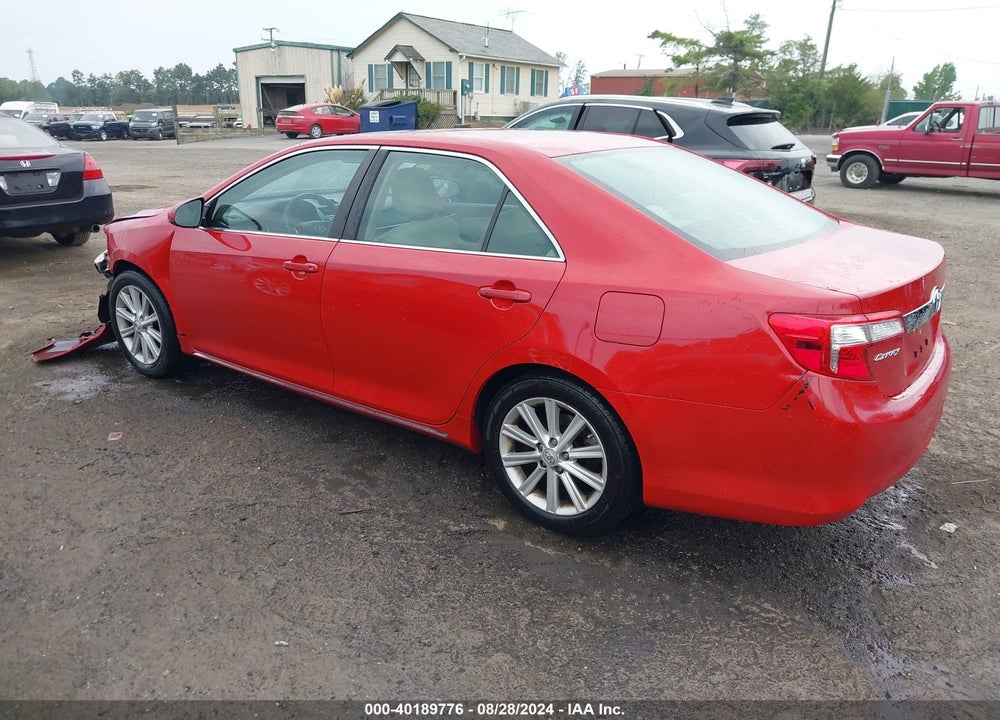 2012 TOYOTA CAMRY XLE VIN: 4T4BF1FK4CR177848