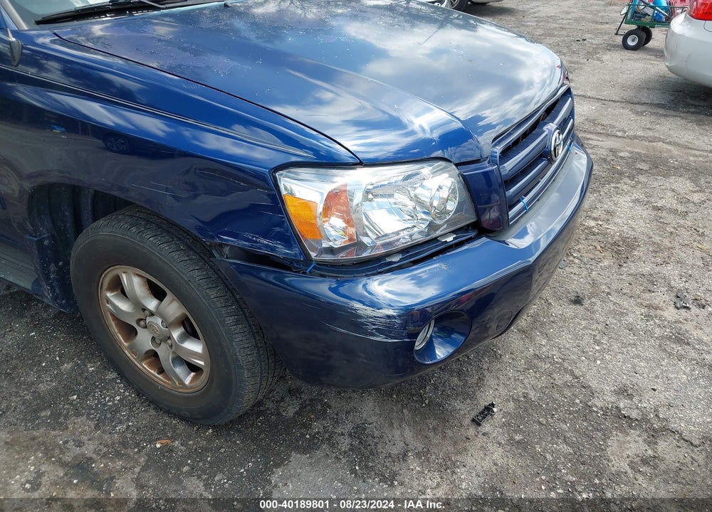2004 TOYOTA HIGHLANDER V6 VIN: JTEEP21A440012805