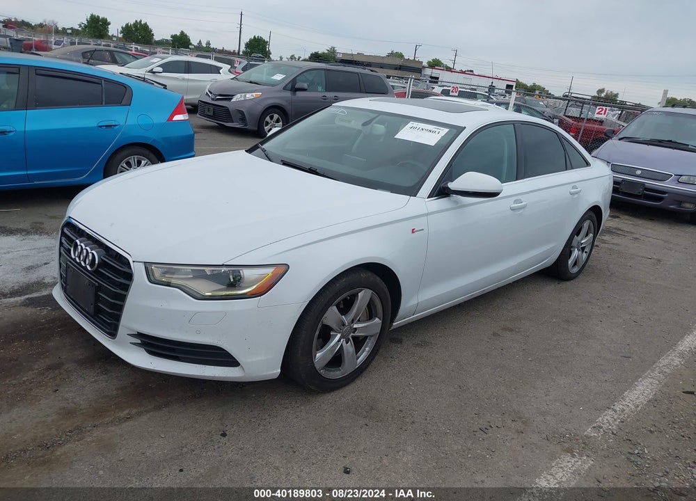 2012 AUDI A6 VIN: WAUGGAFC4CN120471