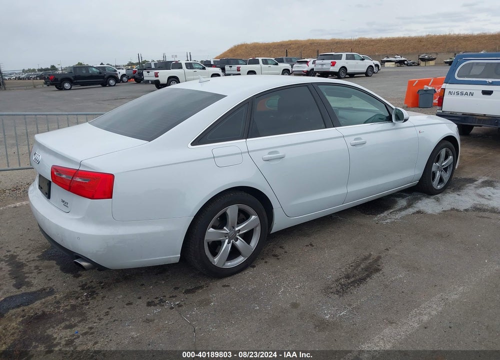 2012 AUDI A6 VIN: WAUGGAFC4CN120471