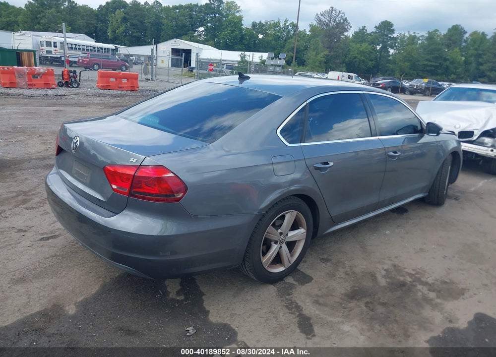 2013 VOLKSWAGEN PASSAT 2.5L SE VIN: 1VWBP7A31DC125032