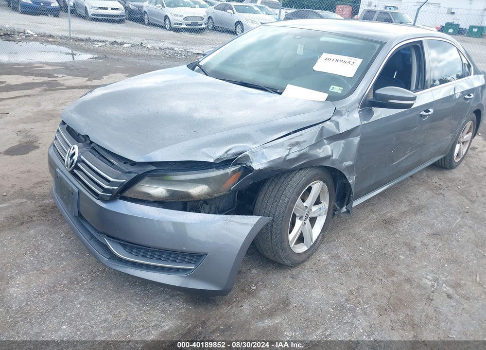 2013 VOLKSWAGEN PASSAT 2.5L SE VIN: 1VWBP7A31DC125032