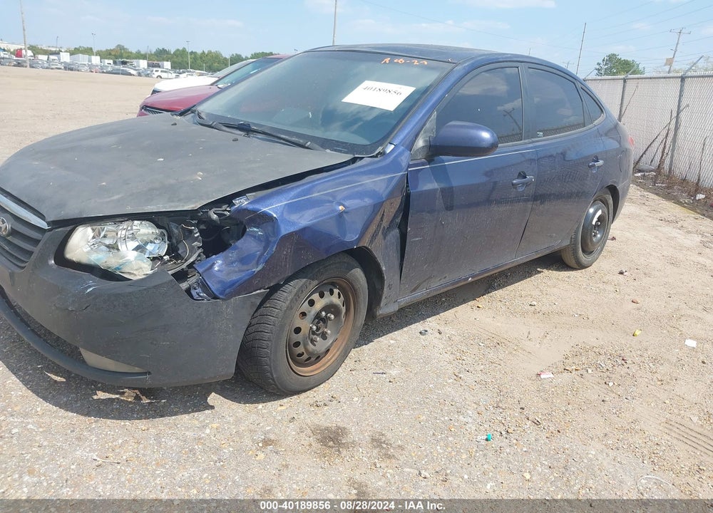 2007 HYUNDAI ELANTRA GLS/LIMITED/SE VIN: KMHDU46D57U207621