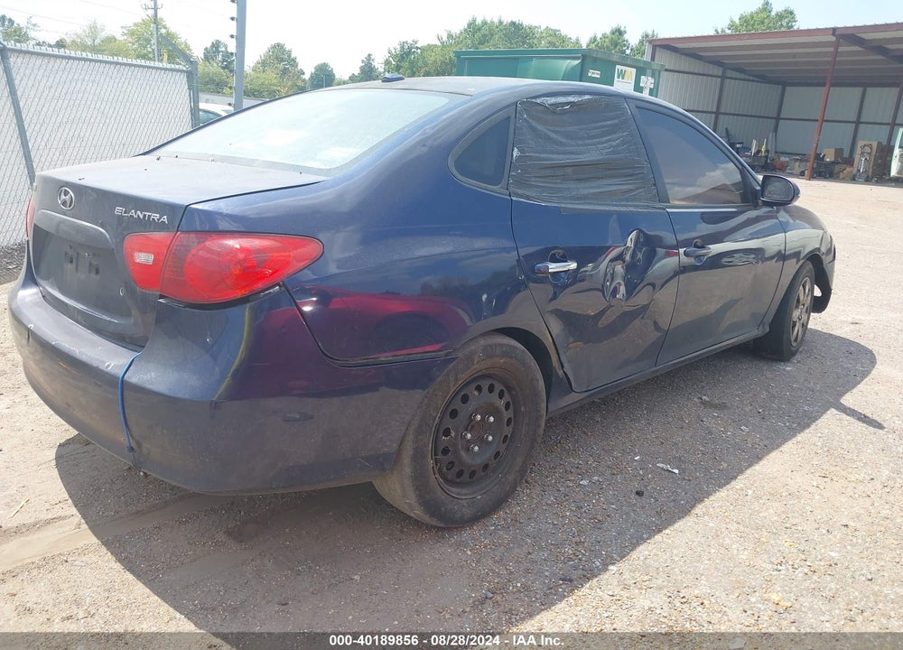 2007 HYUNDAI ELANTRA GLS/LIMITED/SE VIN: KMHDU46D57U207621