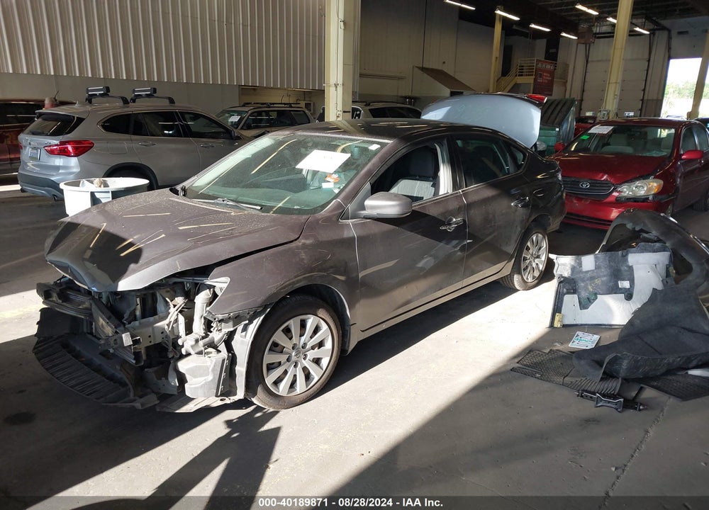 2016 NISSAN SENTRA SV VIN: 3N1AB7APXGL662154
