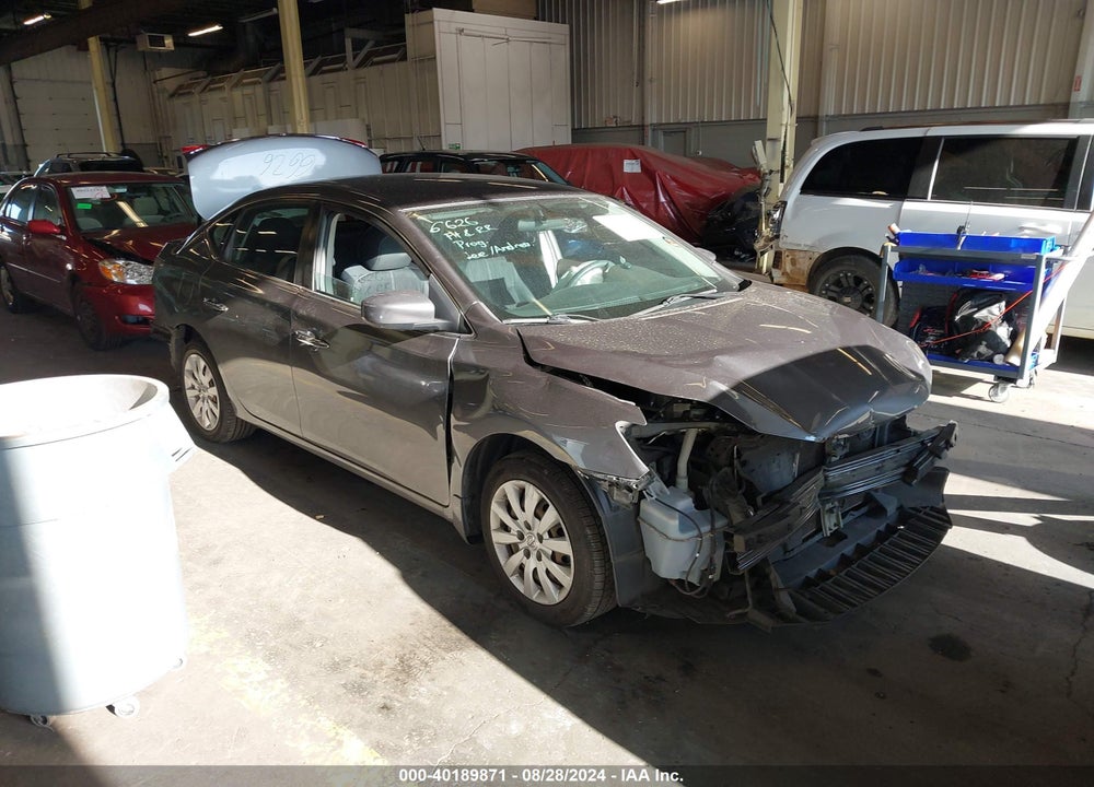 2016 NISSAN SENTRA SV VIN: 3N1AB7APXGL662154