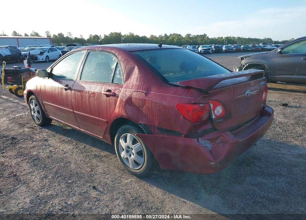 2006 TOYOTA COROLLA LE VIN: 2T1BR32E66C635814