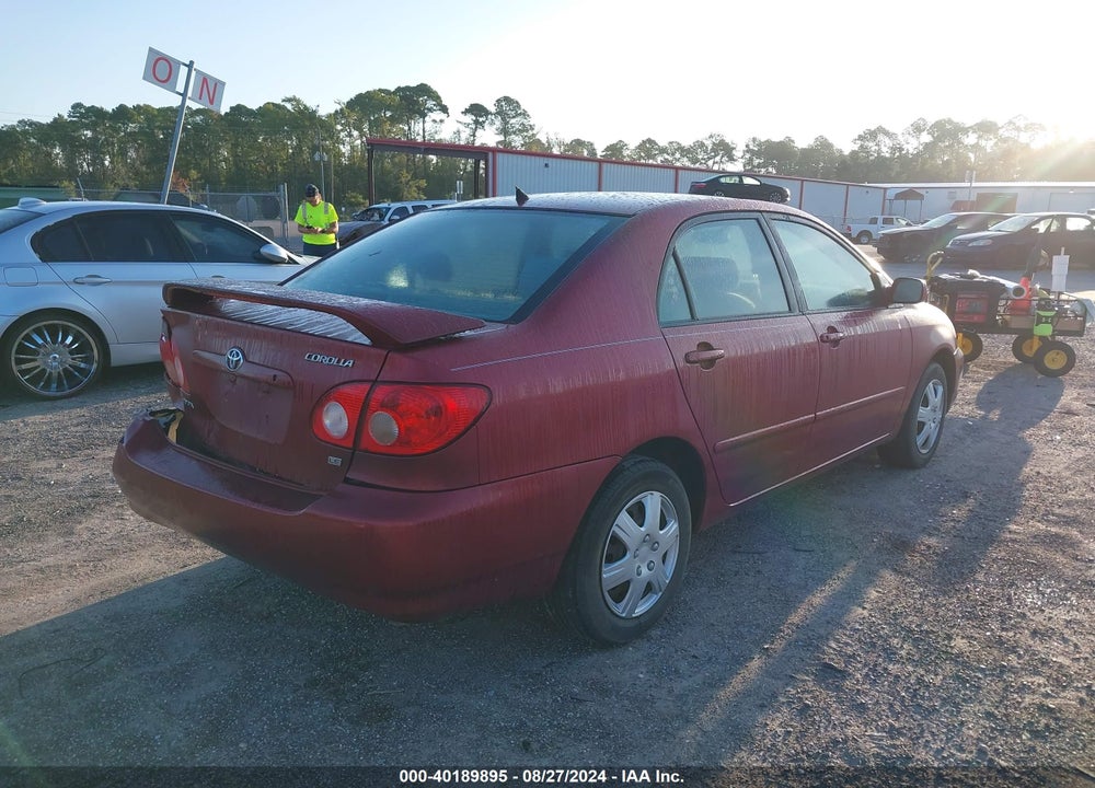 2006 TOYOTA COROLLA LE VIN: 2T1BR32E66C635814