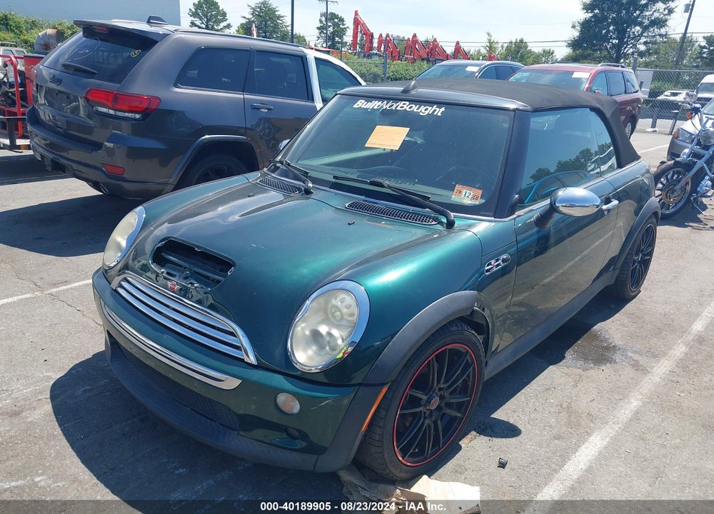2005 MINI COOPER S VIN: WMWRH33435TF81595