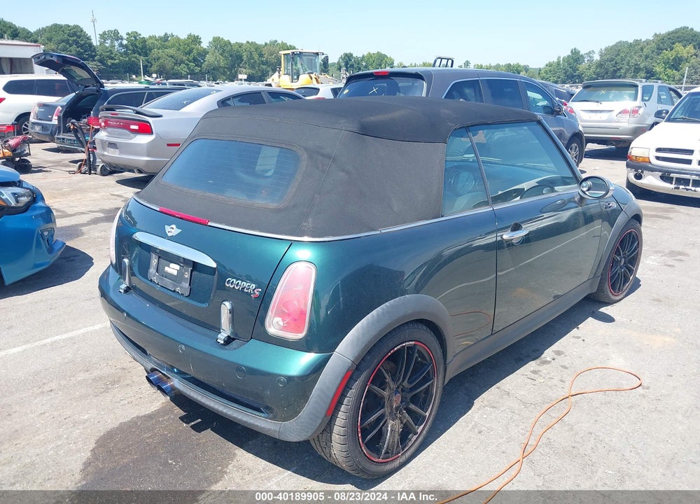 2005 MINI COOPER S VIN: WMWRH33435TF81595