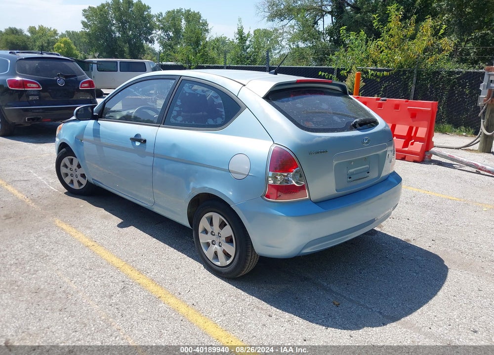 2010 HYUNDAI ACCENT GS VIN: KMHCM3AC3AU162139