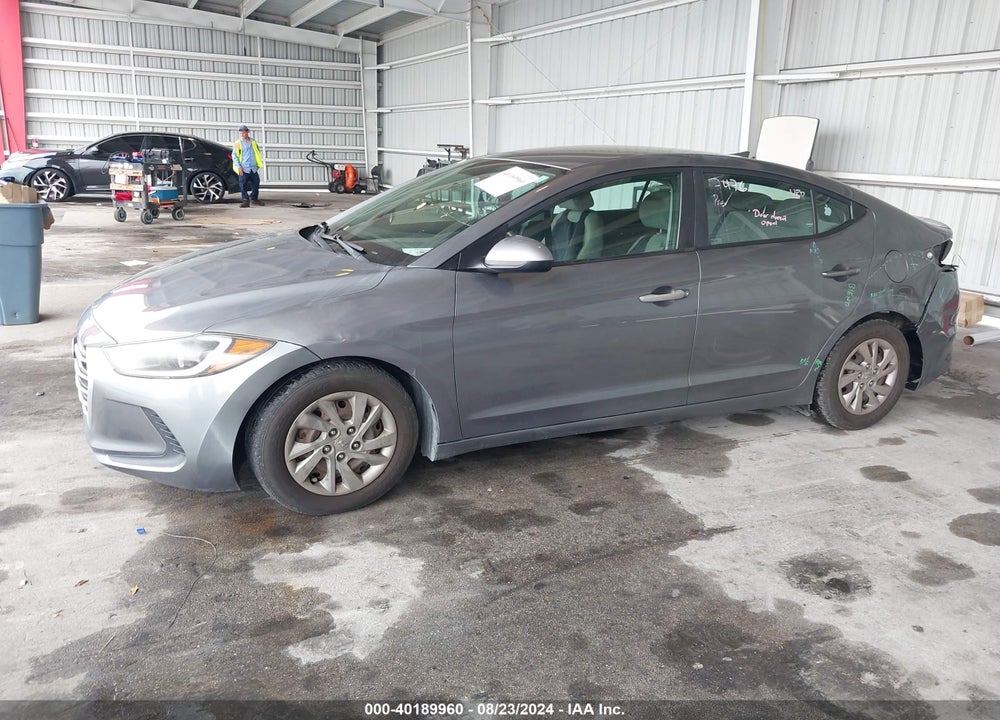 2017 HYUNDAI ELANTRA SE VIN: KMHD74LF9HU073193