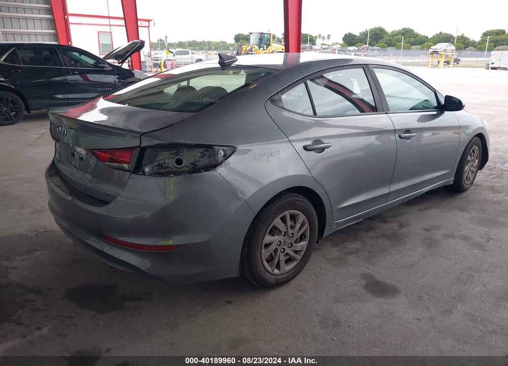 2017 HYUNDAI ELANTRA SE VIN: KMHD74LF9HU073193