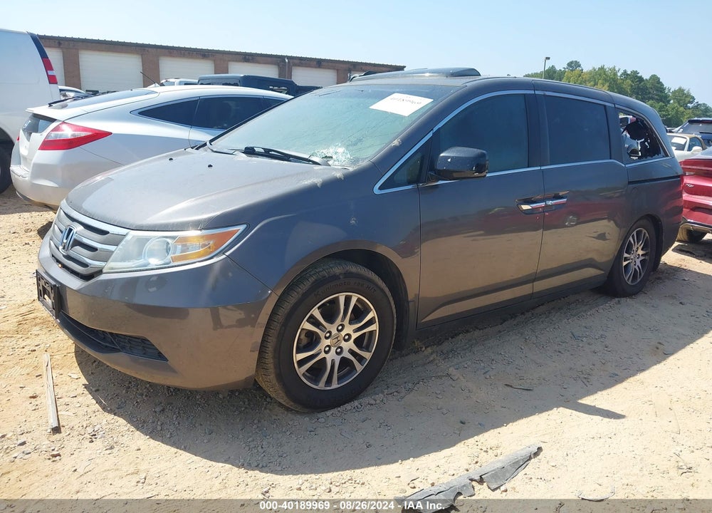 2011 HONDA ODYSSEY EX-L VIN: 5FNRL5H66BB053598