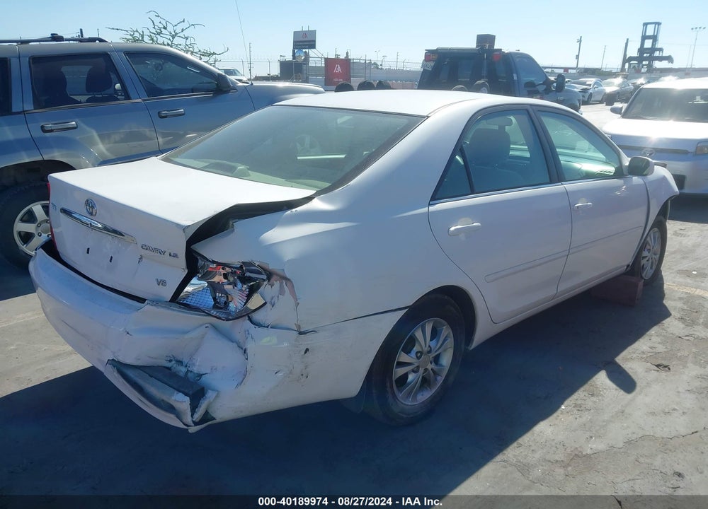 2004 TOYOTA CAMRY LE V6 VIN: 4T1BF32K84U068211