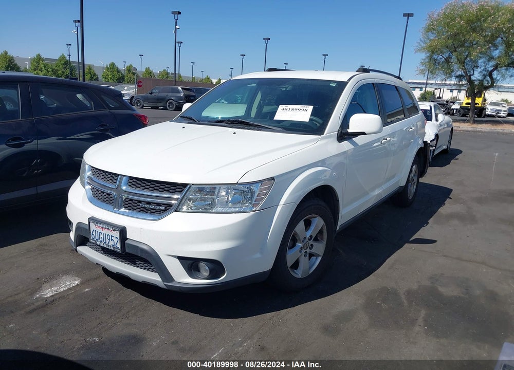 2012 DODGE JOURNEY SXT VIN: 3C4PDCBG7CT181328