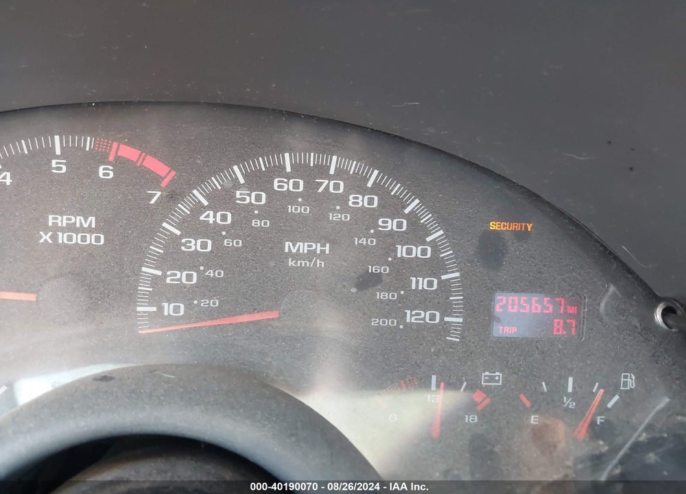 1998 CHEVROLET CAMARO VIN: 2G1FP22K5W2129805