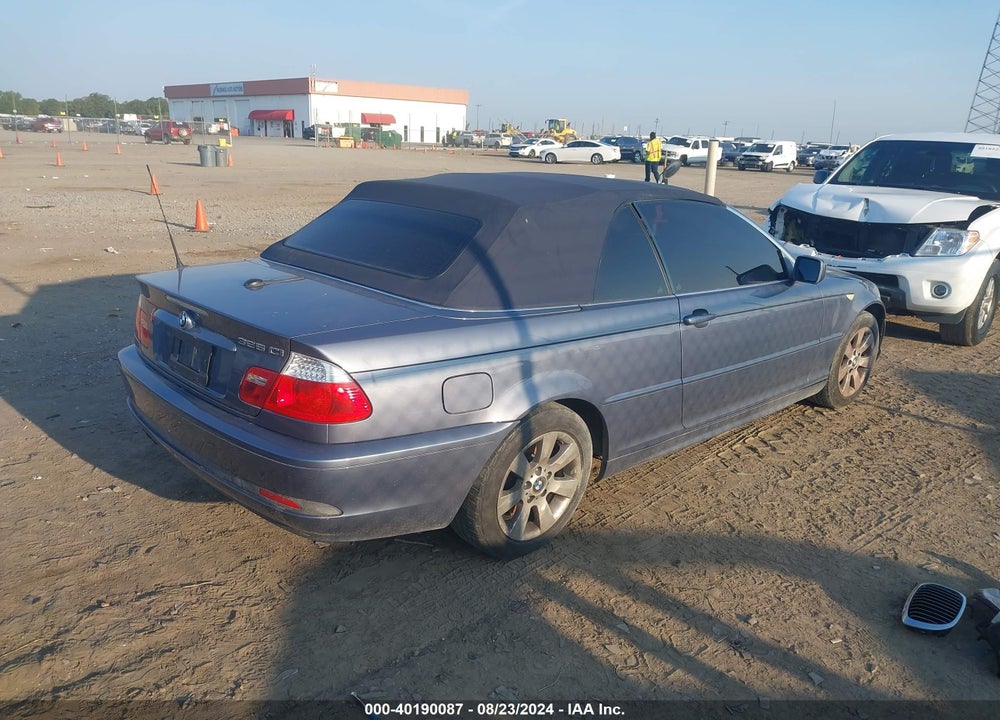 2005 BMW 325CI VIN: WBABW33455PL38187
