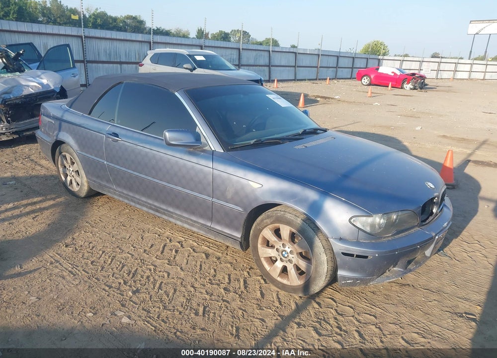 2005 BMW 325CI VIN: WBABW33455PL38187