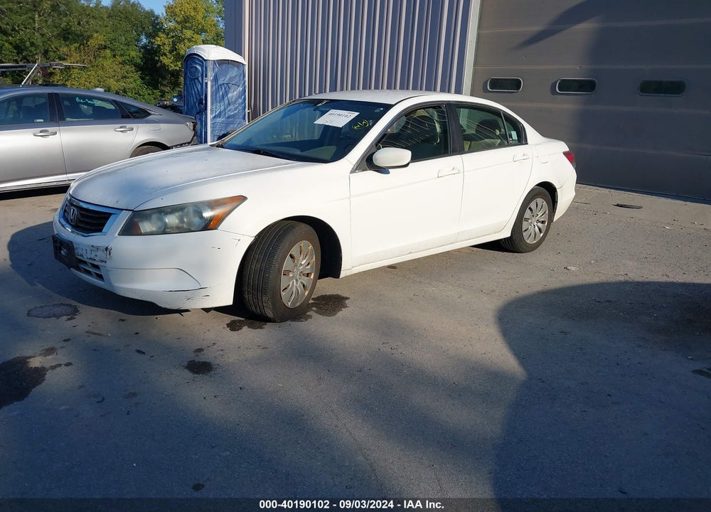2010 HONDA ACCORD 2.4 LX VIN: 1HGCP2F38AA197096