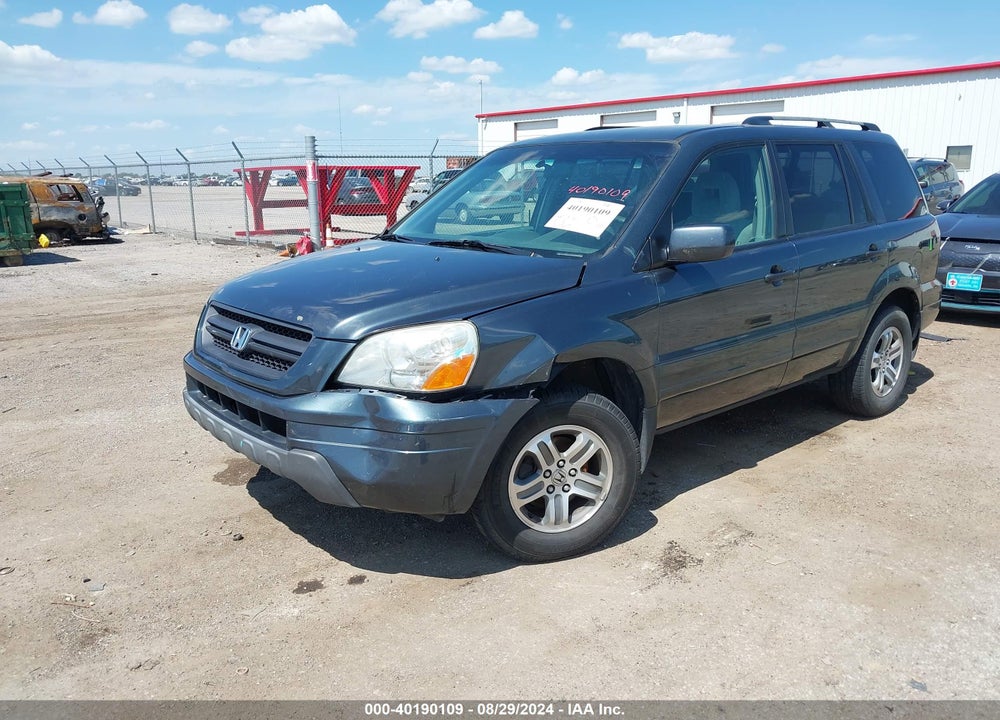2005 HONDA PILOT EX VIN: 5FNYF18415B063602