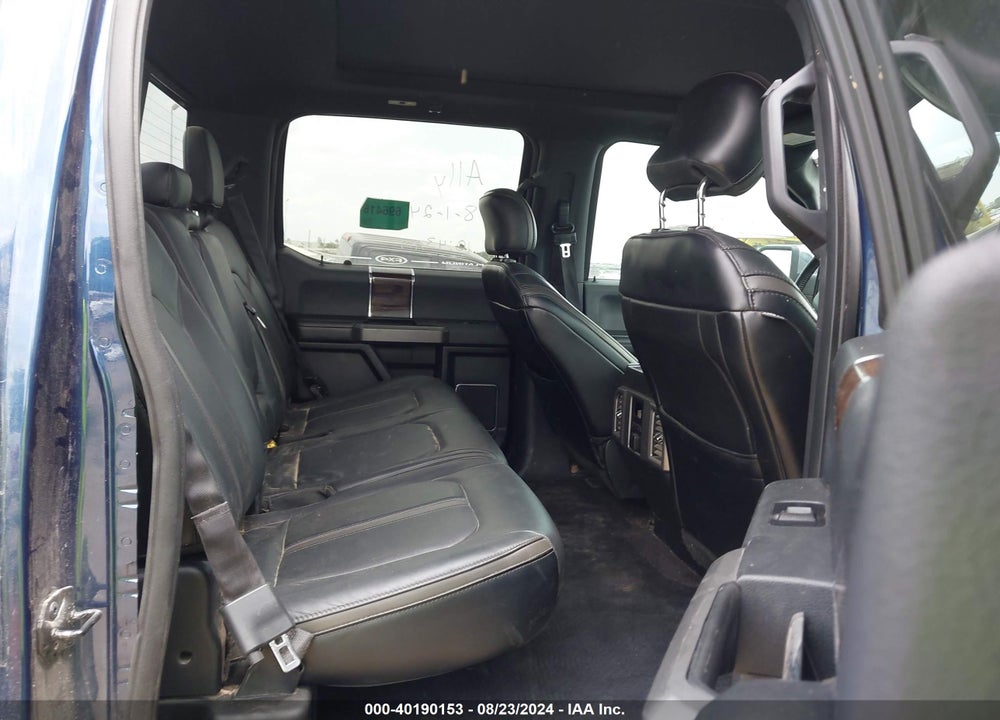 2016 FORD F-150 PLATINUM VIN: 1FTEW1EG5GFB83841