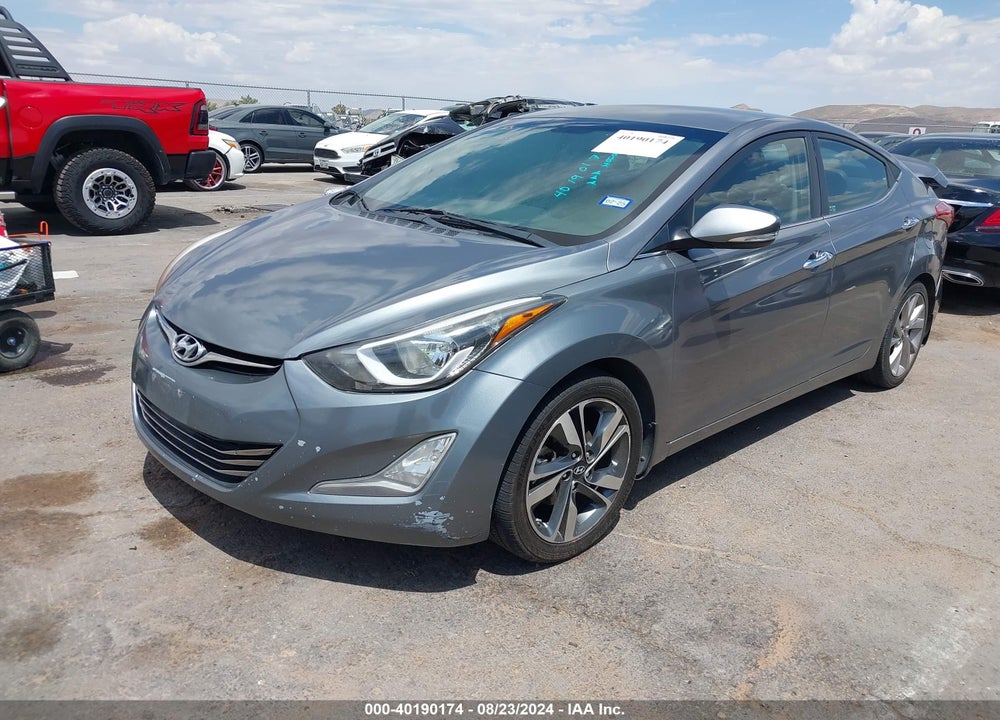 2016 HYUNDAI ELANTRA VIN: KMHDH4AE1GU567828