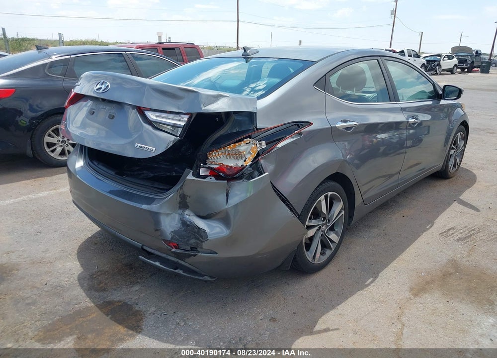 2016 HYUNDAI ELANTRA VIN: KMHDH4AE1GU567828