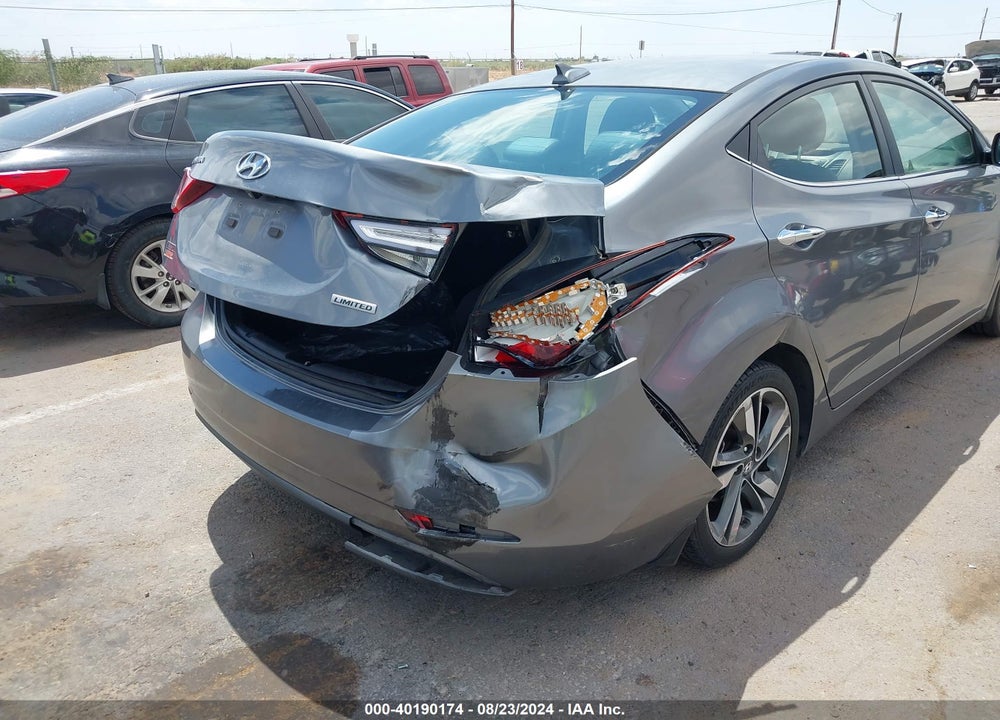2016 HYUNDAI ELANTRA VIN: KMHDH4AE1GU567828