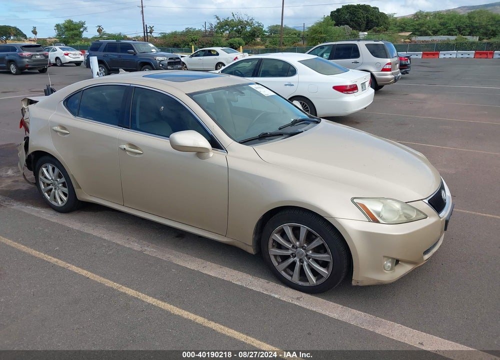 2008 LEXUS IS 250 VIN: JTHBK262785065075