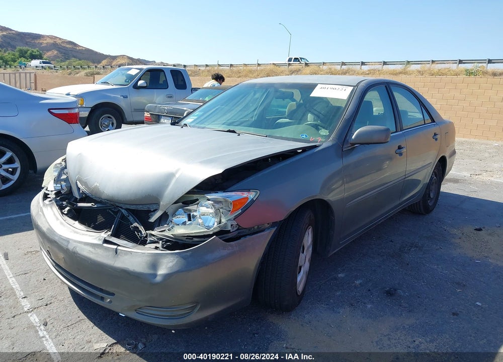 2004 TOYOTA CAMRY LE VIN: 4T1BE32K64U843950