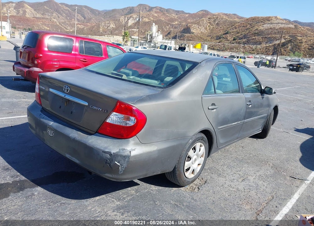 2004 TOYOTA CAMRY LE VIN: 4T1BE32K64U843950
