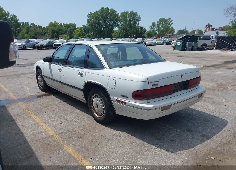 1993 BUICK REGAL CUSTOM VIN: 2G4WB54L6P1417526