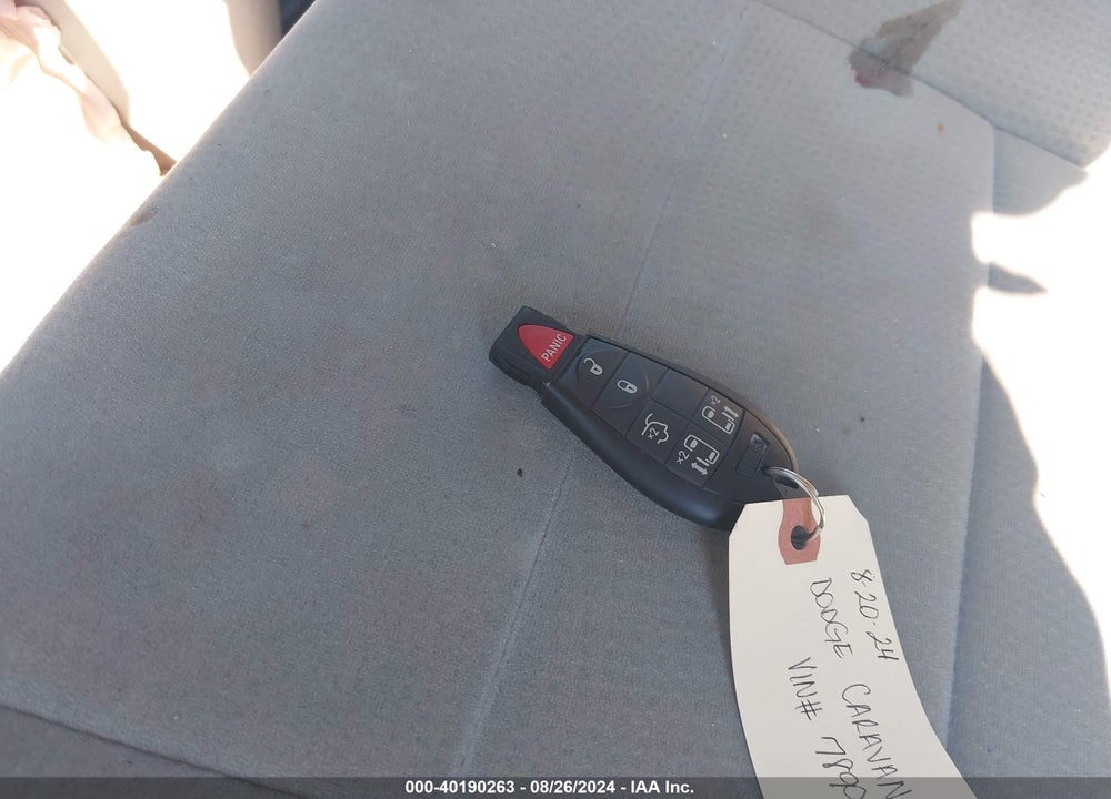 2011 DODGE GRAND CARAVAN MAINSTREET VIN: 2D4RN3DG0BR789943