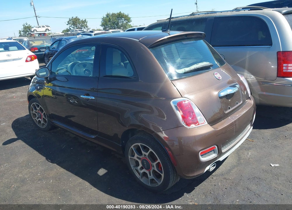 2014 FIAT 500 SPORT VIN: 3C3CFFBR3ET205613