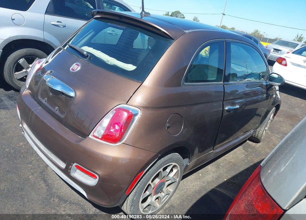 2014 FIAT 500 SPORT VIN: 3C3CFFBR3ET205613