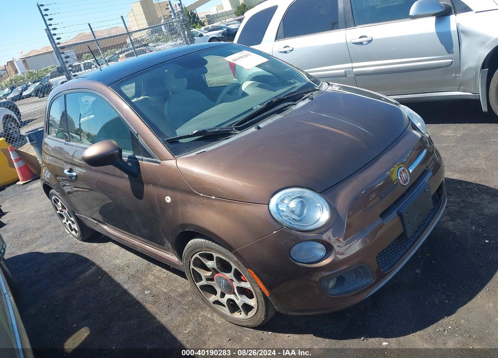 2014 FIAT 500 SPORT VIN: 3C3CFFBR3ET205613