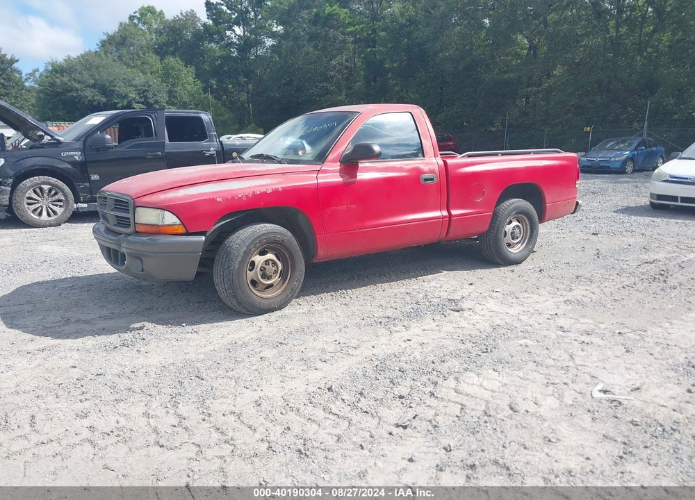 2002 DODGE DAKOTA VIN: 1B7FL16X02S643578