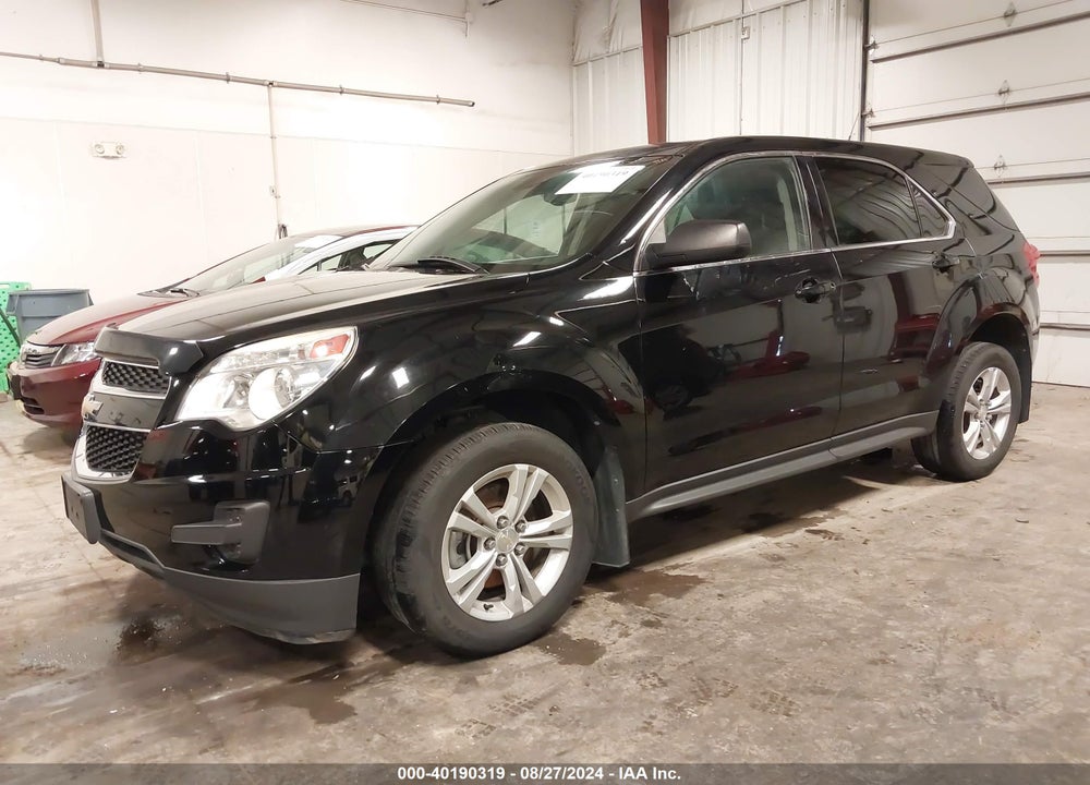 2012 CHEVROLET EQUINOX LS VIN: 2GNALBEK2C1250082