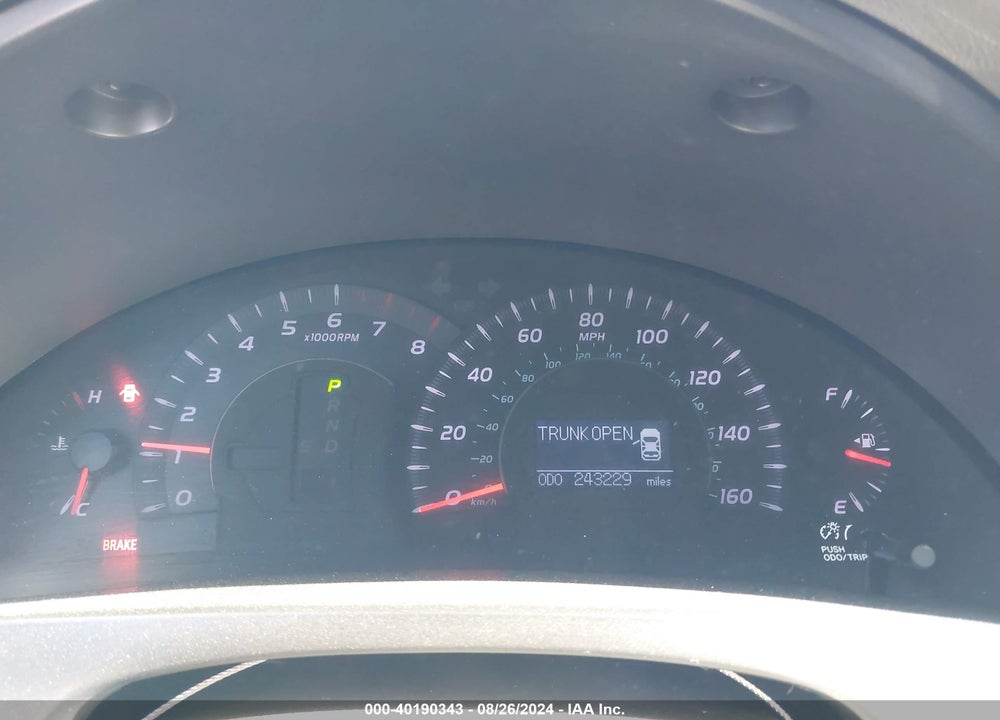 2010 TOYOTA CAMRY XLE V6 VIN: 4T1BK3EK2AU111251