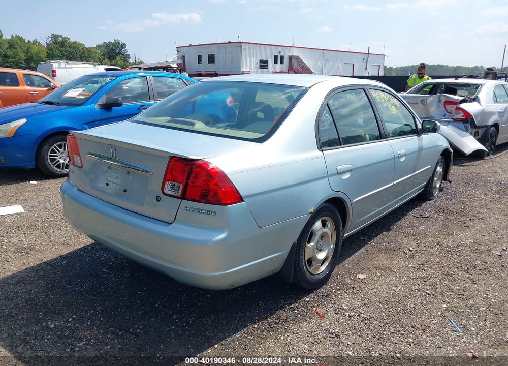 2003 HONDA CIVIC HYBRID VIN: JHMES95643S008322